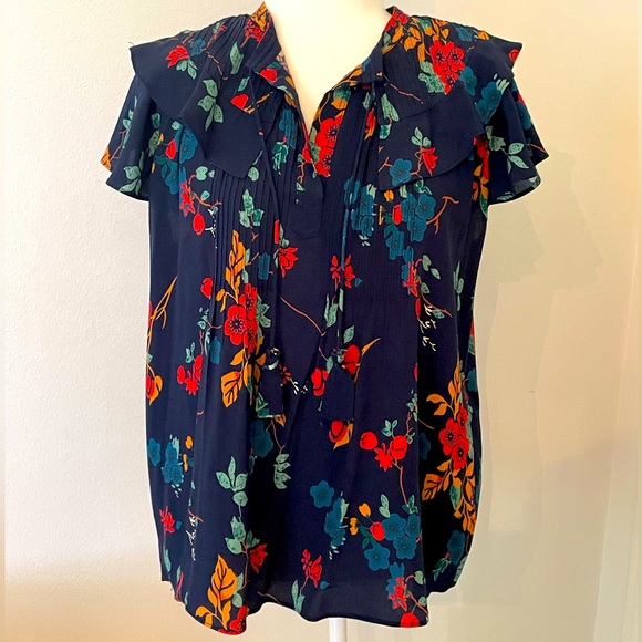 Sea NY Flutter Sleeve Top - 6 - Picture 1 of 9